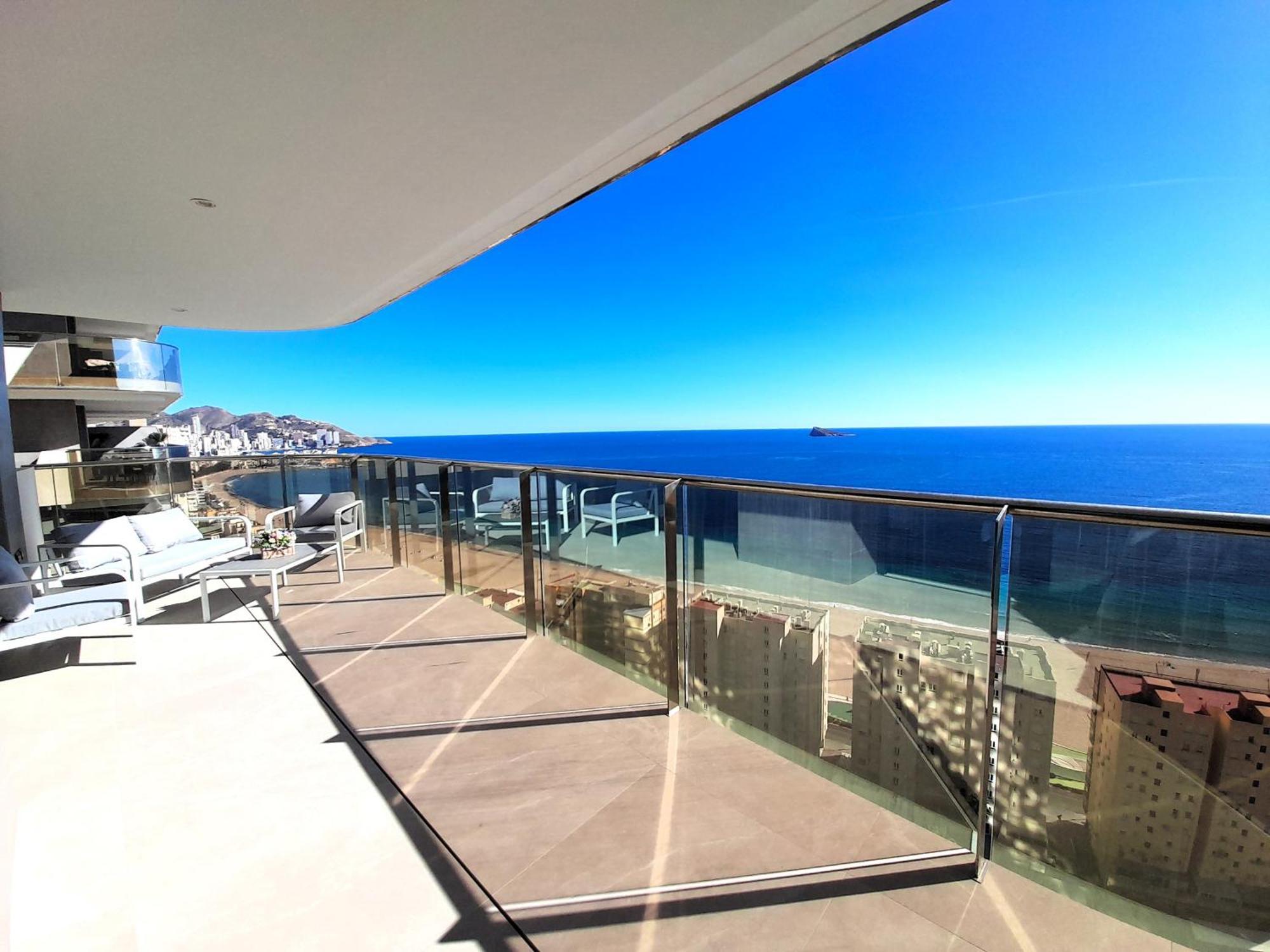 Sunset Cliffs Sea View Apartments 14 Floor Benidorm Exterior foto