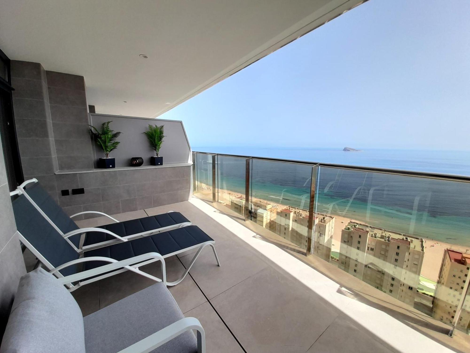 Sunset Cliffs Sea View Apartments 14 Floor Benidorm Exterior foto