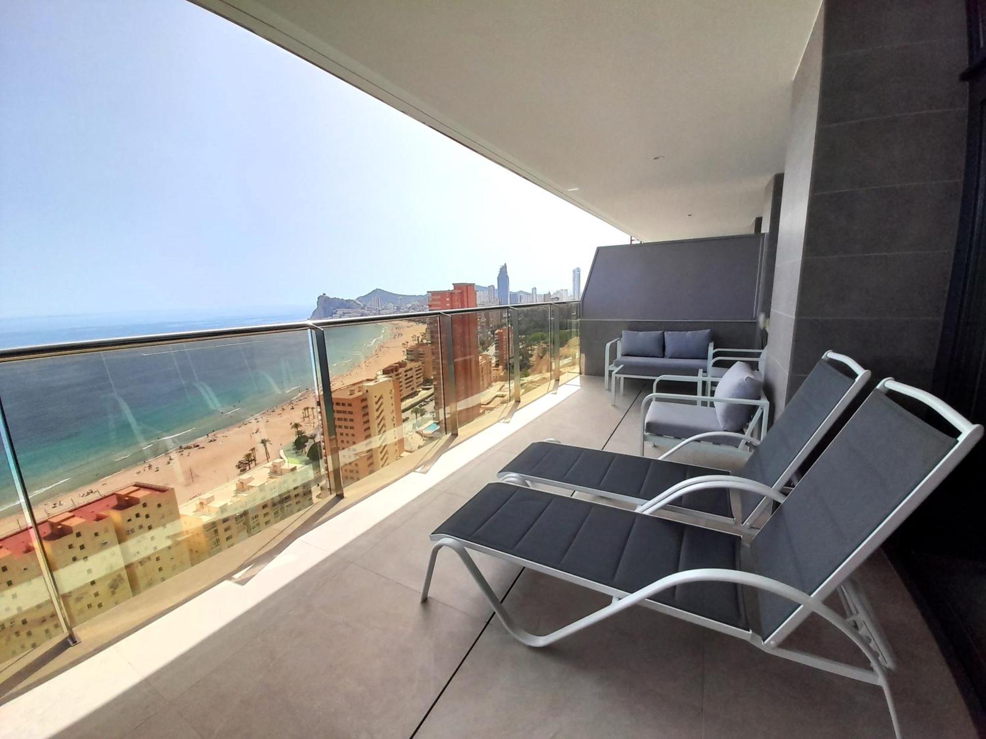 Sunset Cliffs Sea View Apartments 14 Floor Benidorm Exterior foto